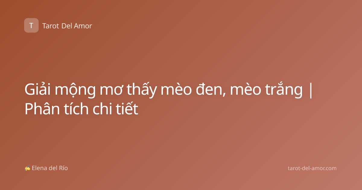 Giải mộng mơ thấy mèo đen, mèo trắng | Phân tích chi tiết